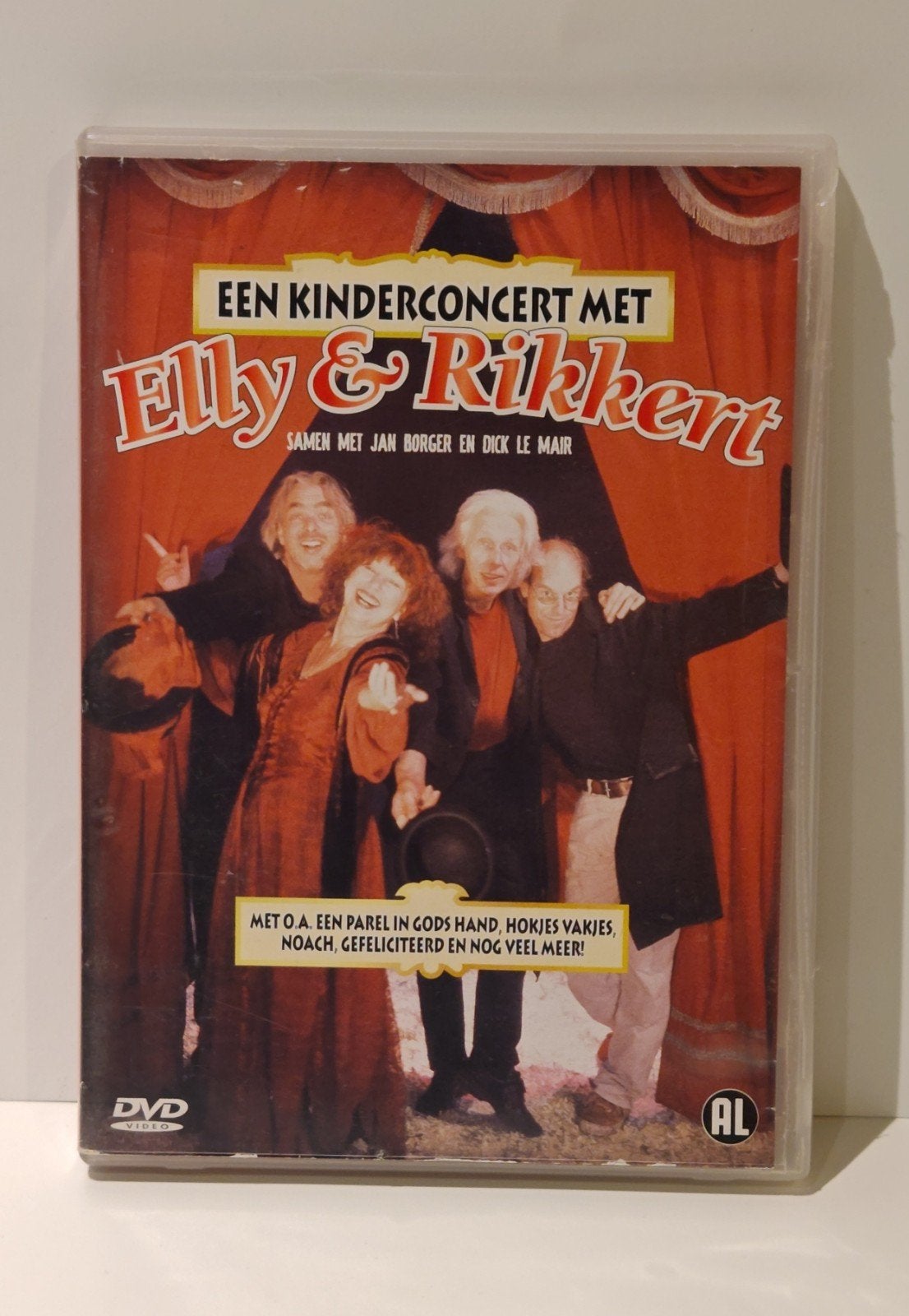 Elly & Rikkert Kinderconcert Vrolijke christelijke kinderdvd, Alle leeftijden, Ophalen of Verzenden, Zo goed als nieuw
