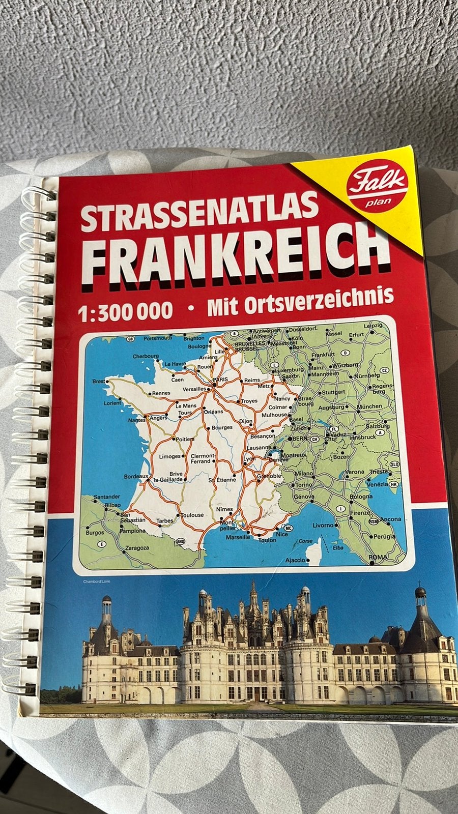 Atlas straten frankrijk, Frankrijk, Ophalen of Verzenden, 1800 tot 2000, Landkaart