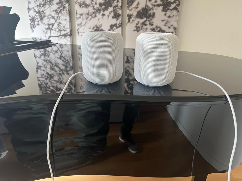 Apple HomePod (2e generatie) - Set van 2, Zo goed als nieuw, 120 watt of meer, Front, Rear of Stereo speakers, Ophalen