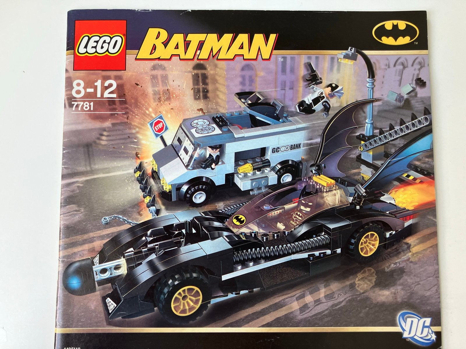 LEGO Batman Bouwbeschrijving 7781 - Batmobile, Kinderen en Baby's, Ophalen, Zo goed als nieuw