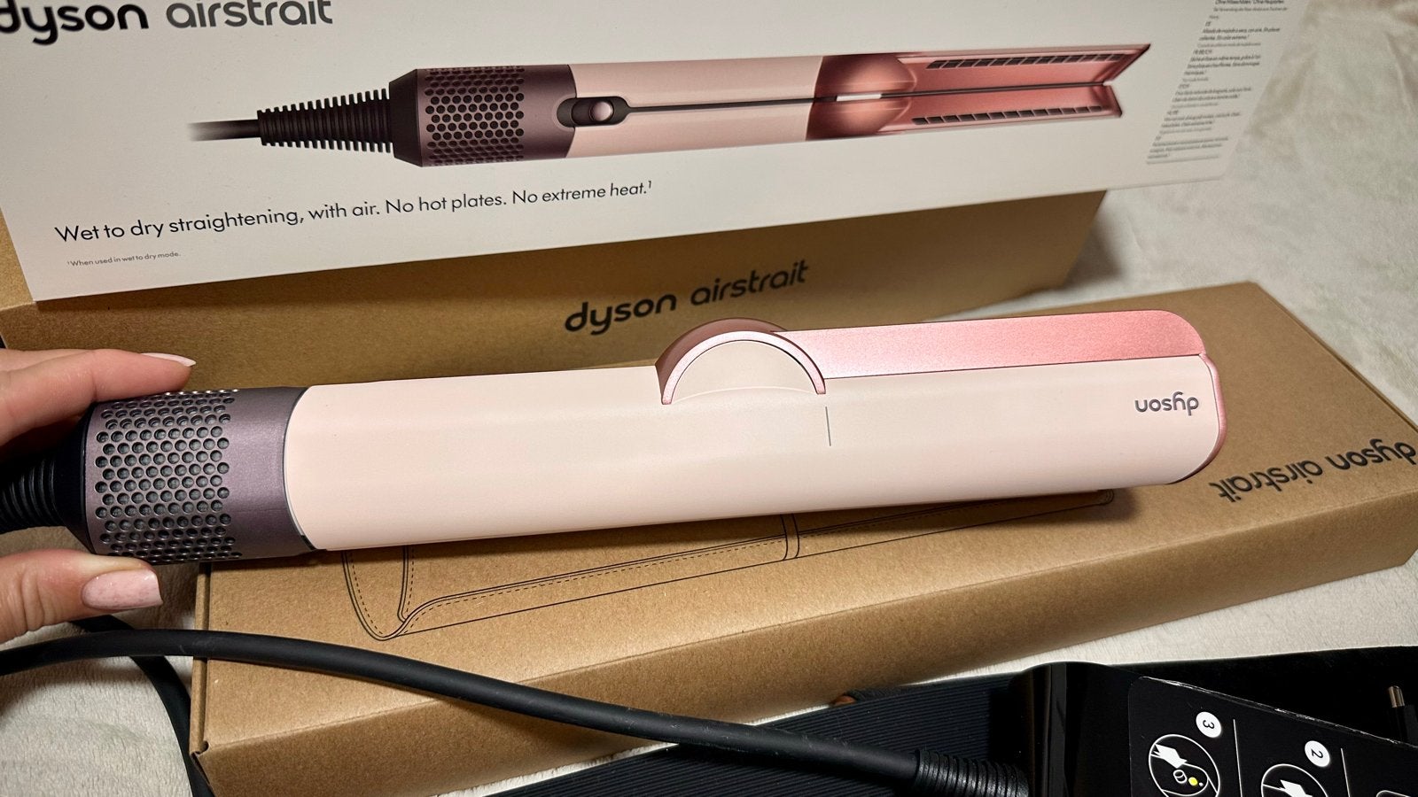 Dyson Airstrait - Zo goed als nieuw, met garantie!, Ophalen of Verzenden, Zo goed als nieuw, Haarverzorging