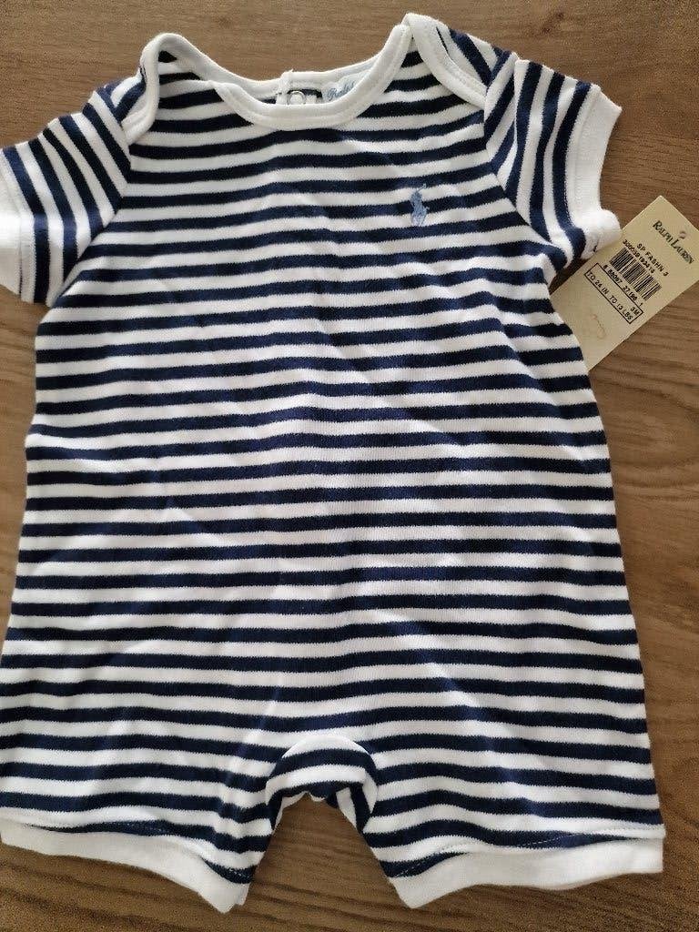 Stoer Ralph Lauren Zomerpakje Blauw/wit 50 Nieuw!, Nieuw, Ophalen of Verzenden, Pakje, Jongetje