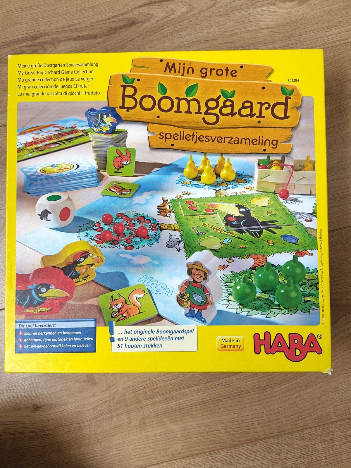 Haba spelletjesverzameling Mijn grote boomgaard, Een of twee spelers, Ophalen, Gebruikt, HABA
