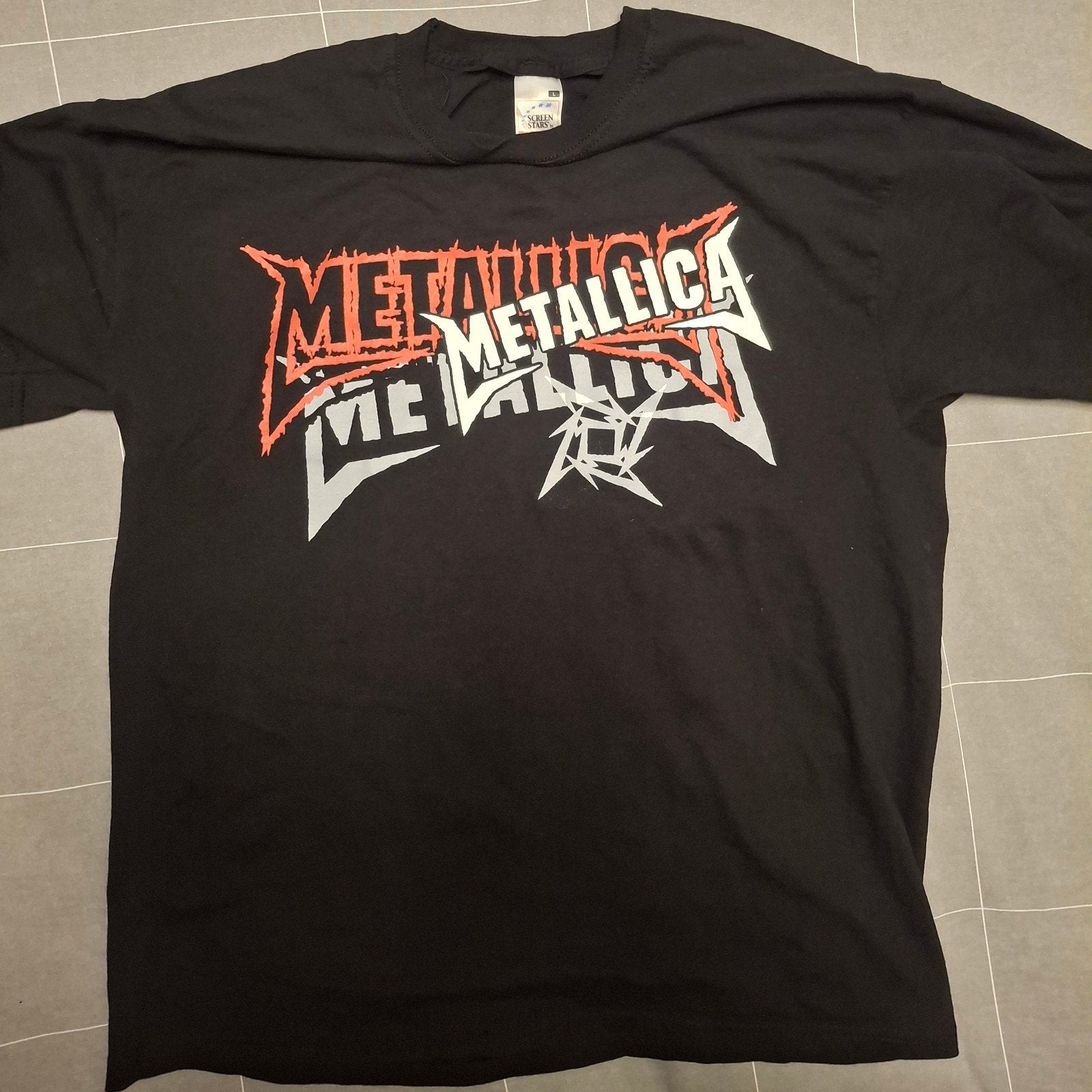 Metallica T-shirt Maat L, Kleding | Heren, Maat 52/54 (L), Metallica, Zwart, Ophalen of Verzenden