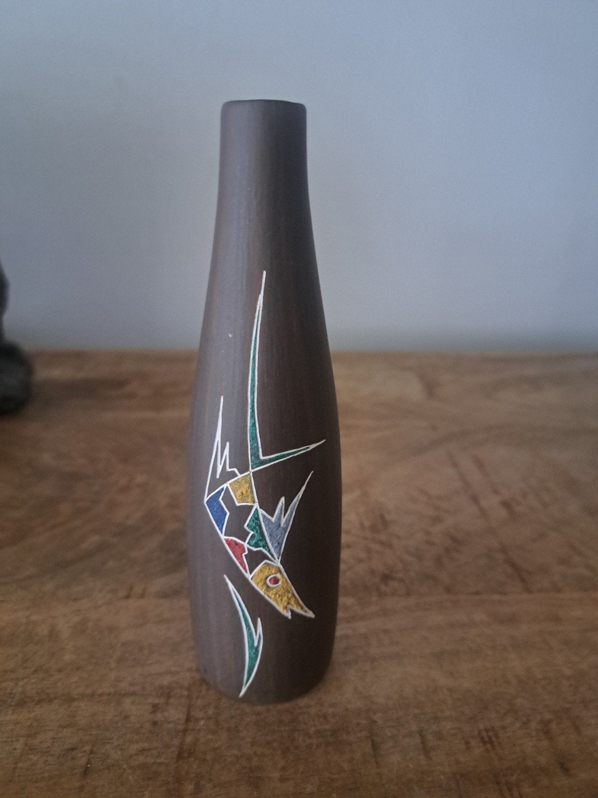 L"ancora kera teak vaas, Antiek en Kunst, Ophalen of Verzenden