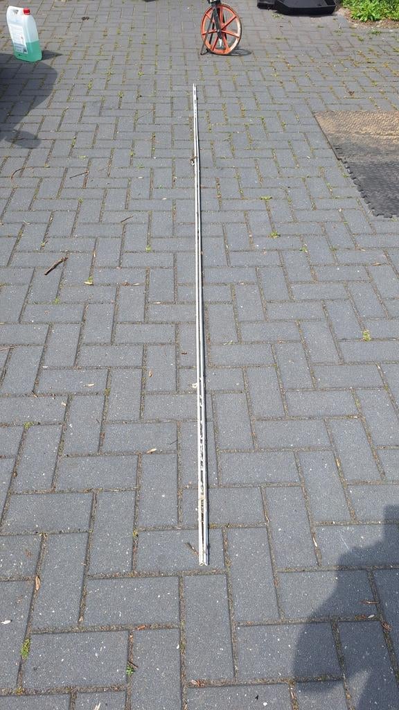 Gordijnrail 3 meter - Wit, Gebruikt, Wit, Ophalen of Verzenden, 200 cm of meer