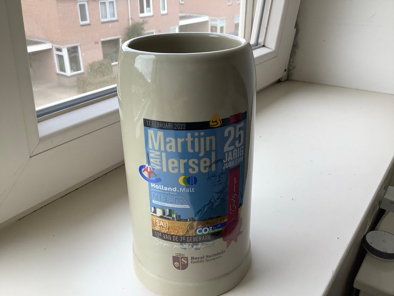 Bavaria Bierpul Martijn 25 Jaar Jubileum Holland Malt, Beige, Overige stijlen, Ophalen of Verzenden, Zo goed als nieuw