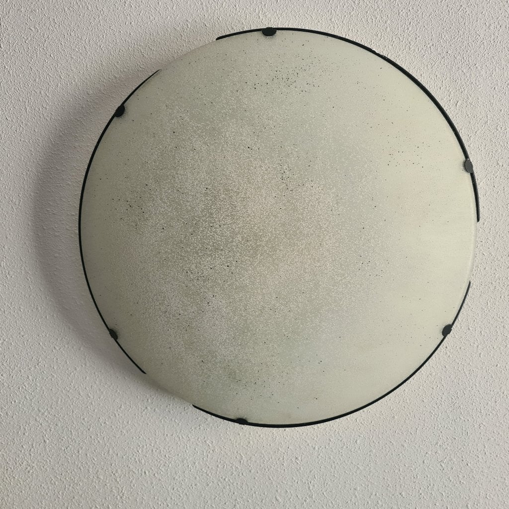 plafondlamp met gesuikerd glas, Ophalen, Overige stijlen, E27 (groot), Zo goed als nieuw