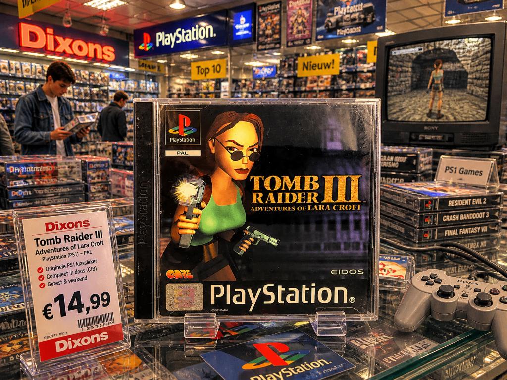 PS1 - Tomb Raider 3 - compleet, Spelcomputers en Games, Avontuur en Actie, 1 speler, Ophalen of Verzenden, Zo goed als nieuw