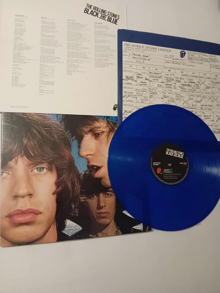 Rolling Stones Black and blue Coloured vinyl, Ophalen of Verzenden, Zo goed als nieuw, 12 inch, Poprock