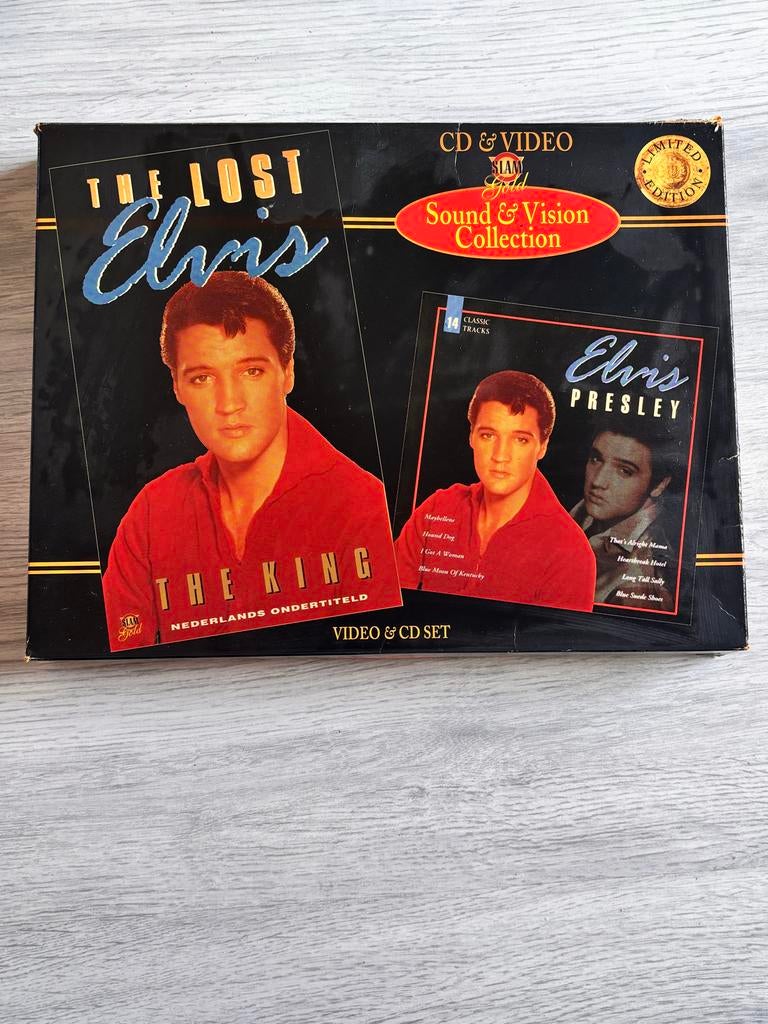 #2 The Lost Elvis VHS en CD set, Cd's en Dvd's, VHS | Film, Alle leeftijden, Ophalen of Verzenden, Gebruikt, Overige genres