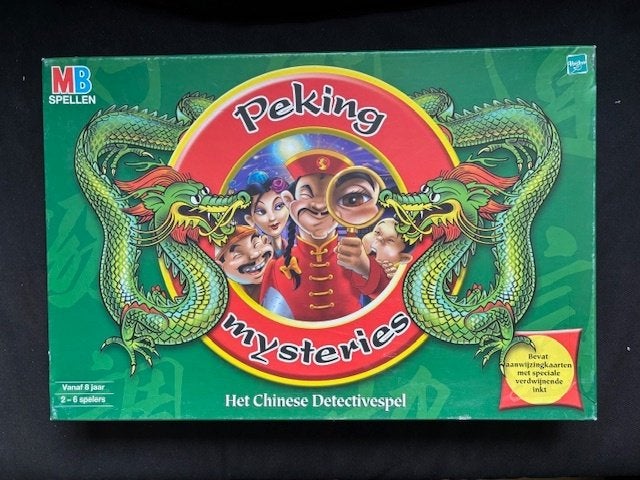 De Peking Mysteries van MB vanaf 8 jr, Vijf spelers of meer, Ophalen of Verzenden, Zo goed als nieuw, MB spellen