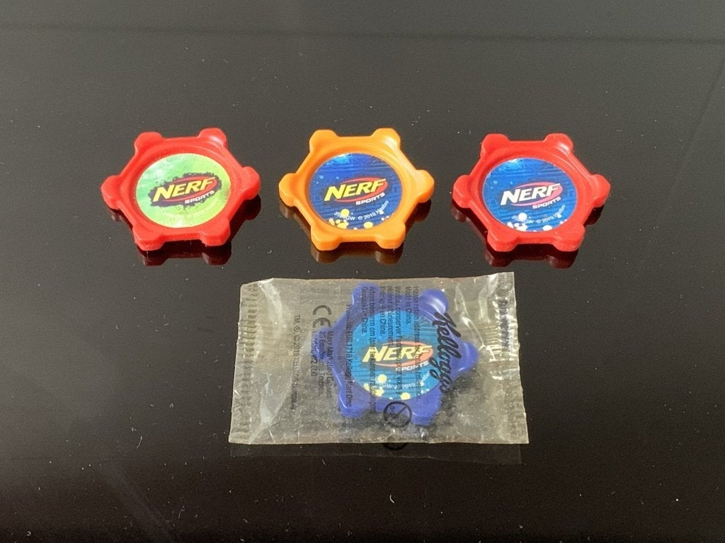 4x Kellogg's Nerf Sports Game Disc 2019, Ophalen of Verzenden, Nieuw, Overige typen