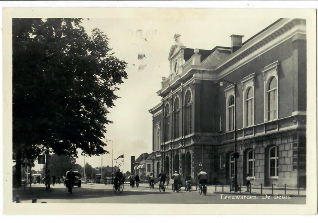 Leeuwarden - De Beurs, Verzenden, 1940 tot 1960, Gelopen, Friesland