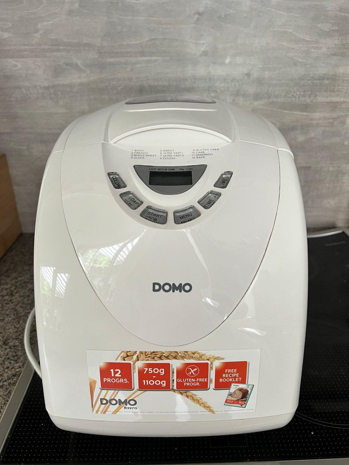 Domo Broodbakmachine - Zo goed als nieuw, 800 tot 1200 gram deeg, Zo goed als nieuw, Kijkvenster, Ophalen
