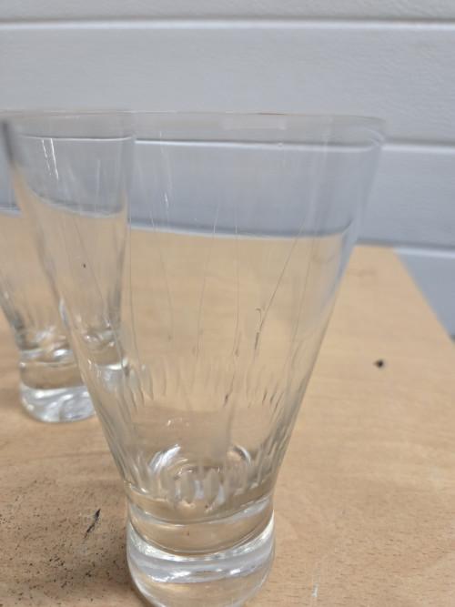 cocktail glaasjes vintage geslepen dun zes stuks, Ophalen of Verzenden, 'T Olde Gre-j, Info@toldegrej.nl, Endepoelstraat 20f Didam
