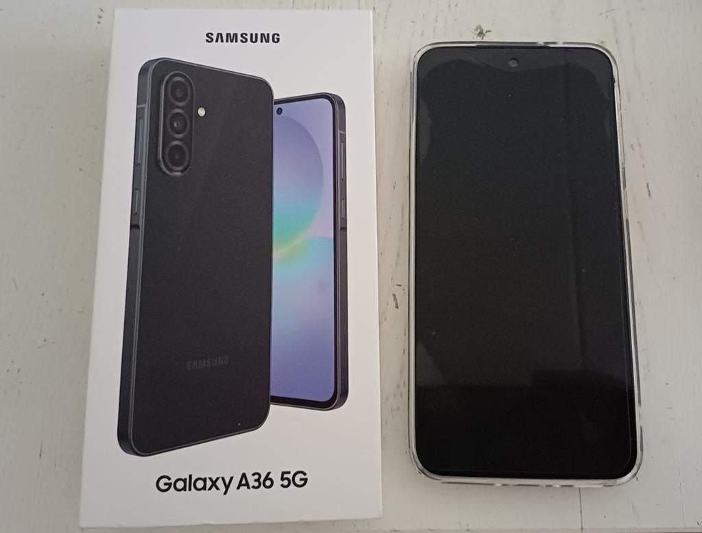 Samsung A36 5G 256GB met aankoopsbon, Telecommunicatie, Mobiele telefoons | Samsung, Zwart, Touchscreen, Ophalen of Verzenden