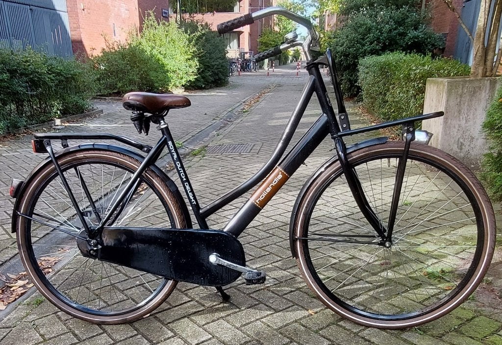 Hollandia damesfiets, Fietsen en Brommers, Terugtraprem, Ophalen, Overige merken, 53 tot 56 cm