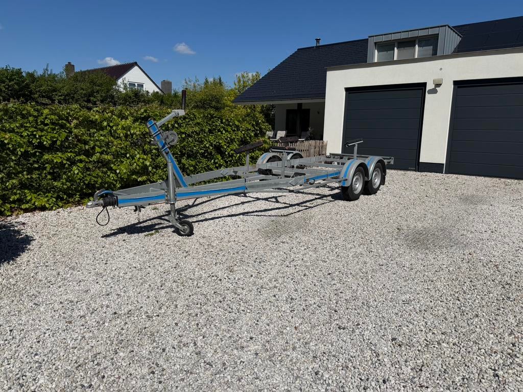 Marlin Boottrailer 2000 KG | Tandemasser | RDW Goedgekeurd, Ophalen, 1500 tot 3000 kg, Sloepentrailer, 6 tot 9 meter