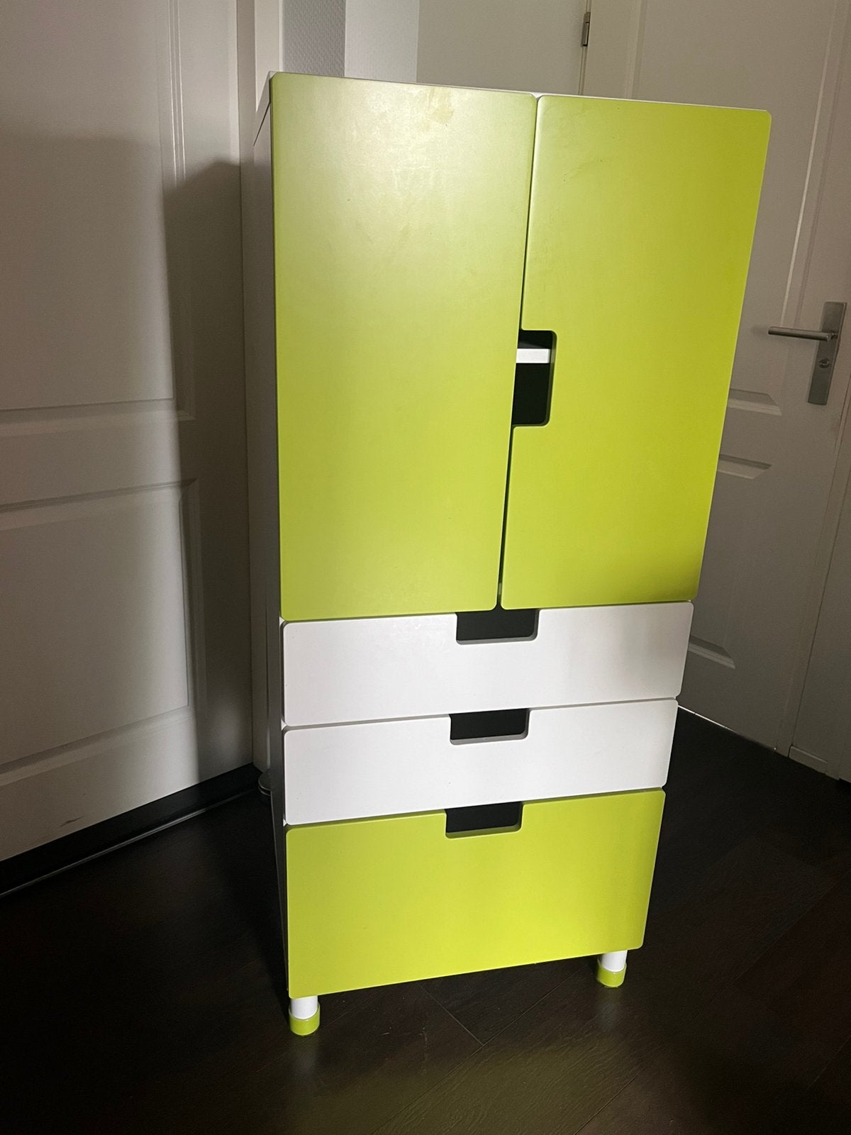 Ikea stuva kasten met laden, Kinderen en Baby's, Kinderkamer | Commodes en Kasten, Gebruikt, Kast, 105 cm of meer, Minder dan 75 cm