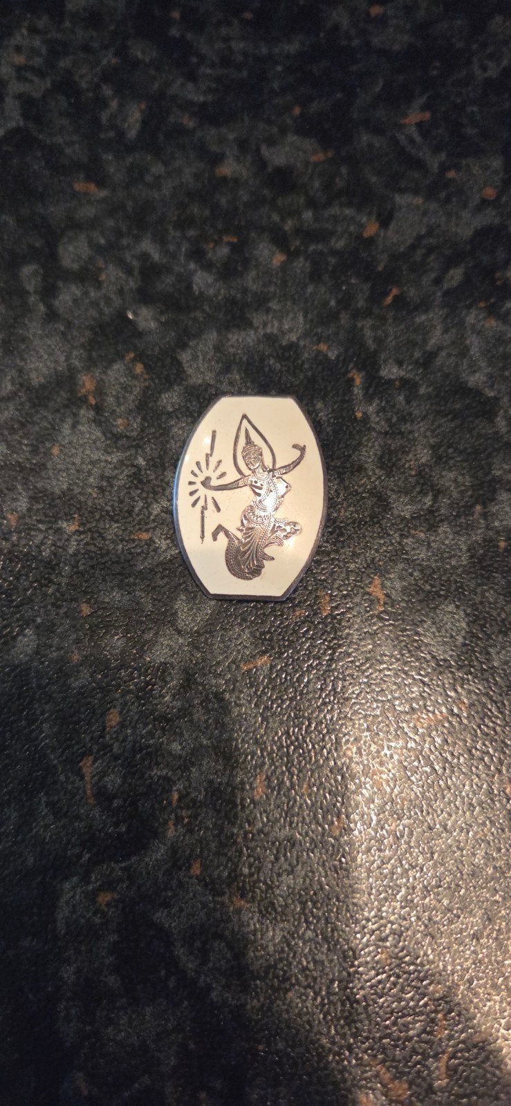 Vintage Sterling Zilveren Broche met Danseres, Antiek en Kunst, Ophalen