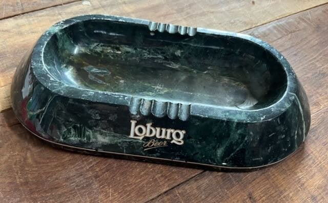 Loburg beer asbak - marmer ,mooi  luxe model 2, Ophalen of Verzenden, Zo goed als nieuw, Overige merken