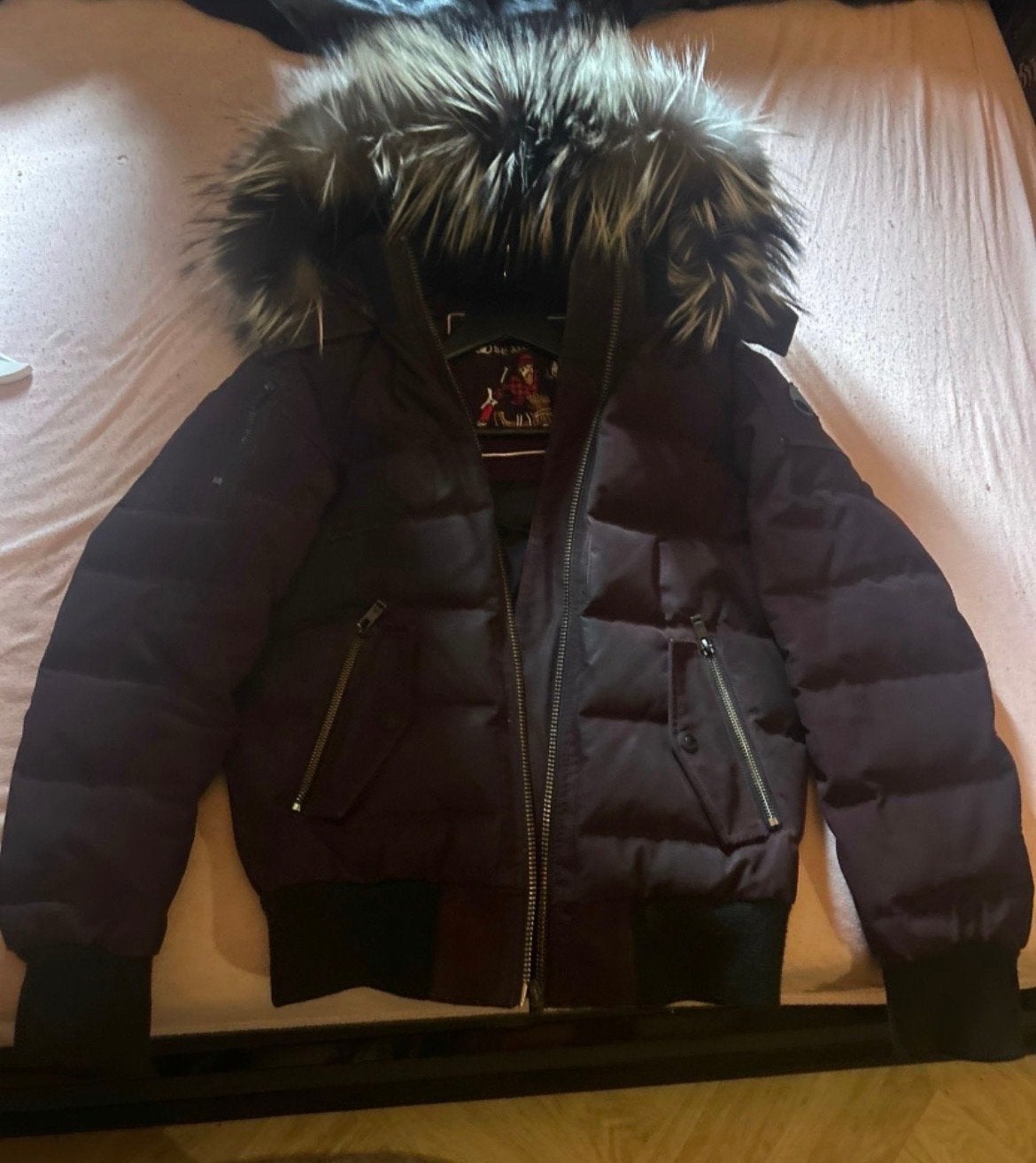 Moose Knuckles Winterjas, Ophalen, Zo goed als nieuw, Maat 36 (S), Rood