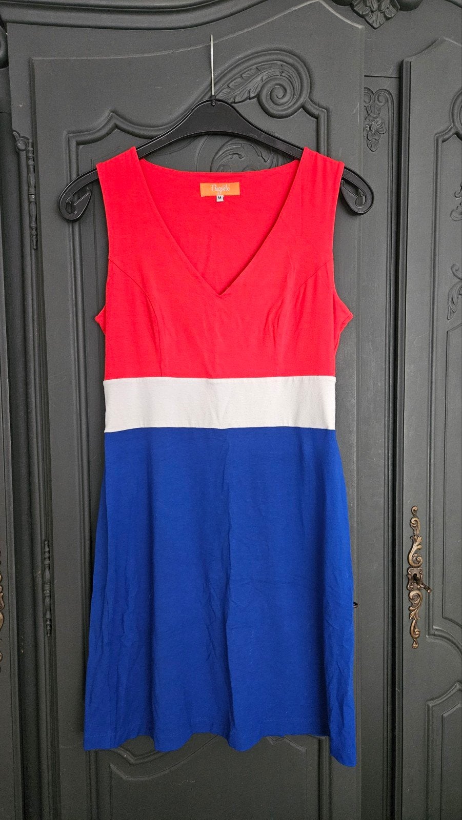 Jurk Nederlandse vlag maat M, Maat 38/40 (M), Oranje, Ophalen of Verzenden, Zo goed als nieuw
