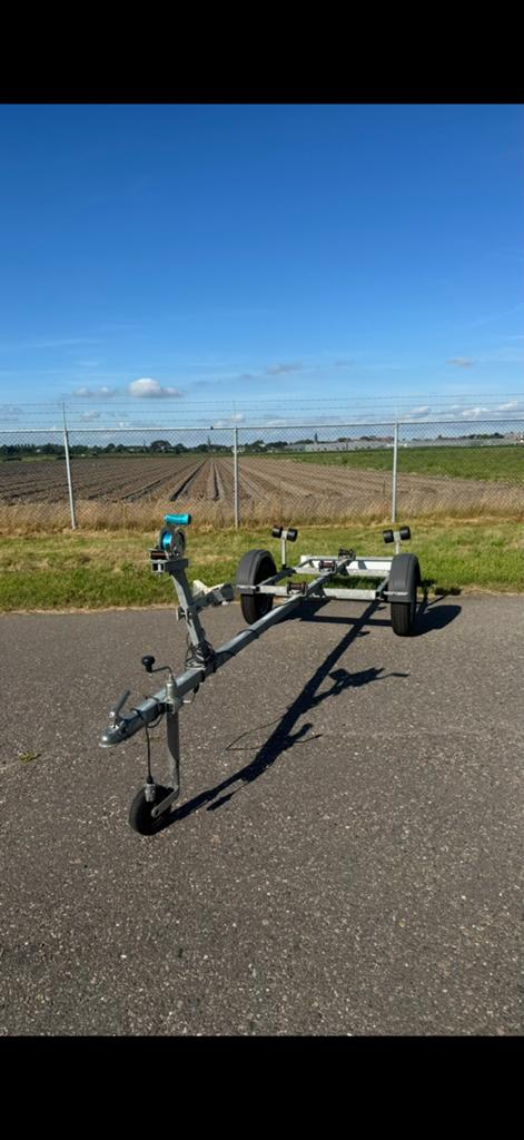Boottrailer met knot as, Fietsen en Brommers, Fietsaccessoires | Aanhangers en Karren, Ophalen of Verzenden