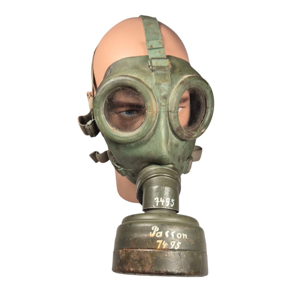 Nederlands mariniers gasmasker, Duits KM doorgebruikt, Verzamelen, -, -, Ophalen of Verzenden, Marine