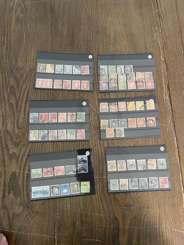 oude postzegels Japan 6 kaarten, Verzenden, Oost-Azië