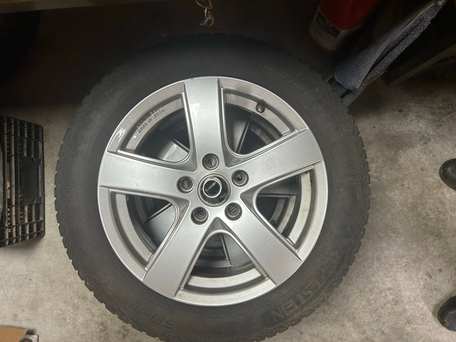 Winterbanden met velgen - 205/55 R16, Auto-onderdelen, Banden en Velgen, Ophalen, Gebruikt, 16 inch, Banden en Velgen