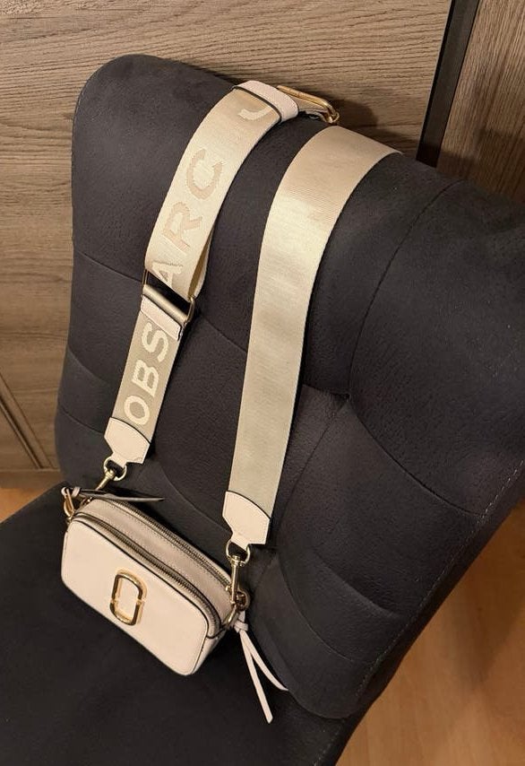 Marc Jacobs The Snapshot Crossbodytas Wit Unisex model, Ophalen of Verzenden, Zo goed als nieuw, Wit, Schoudertasje