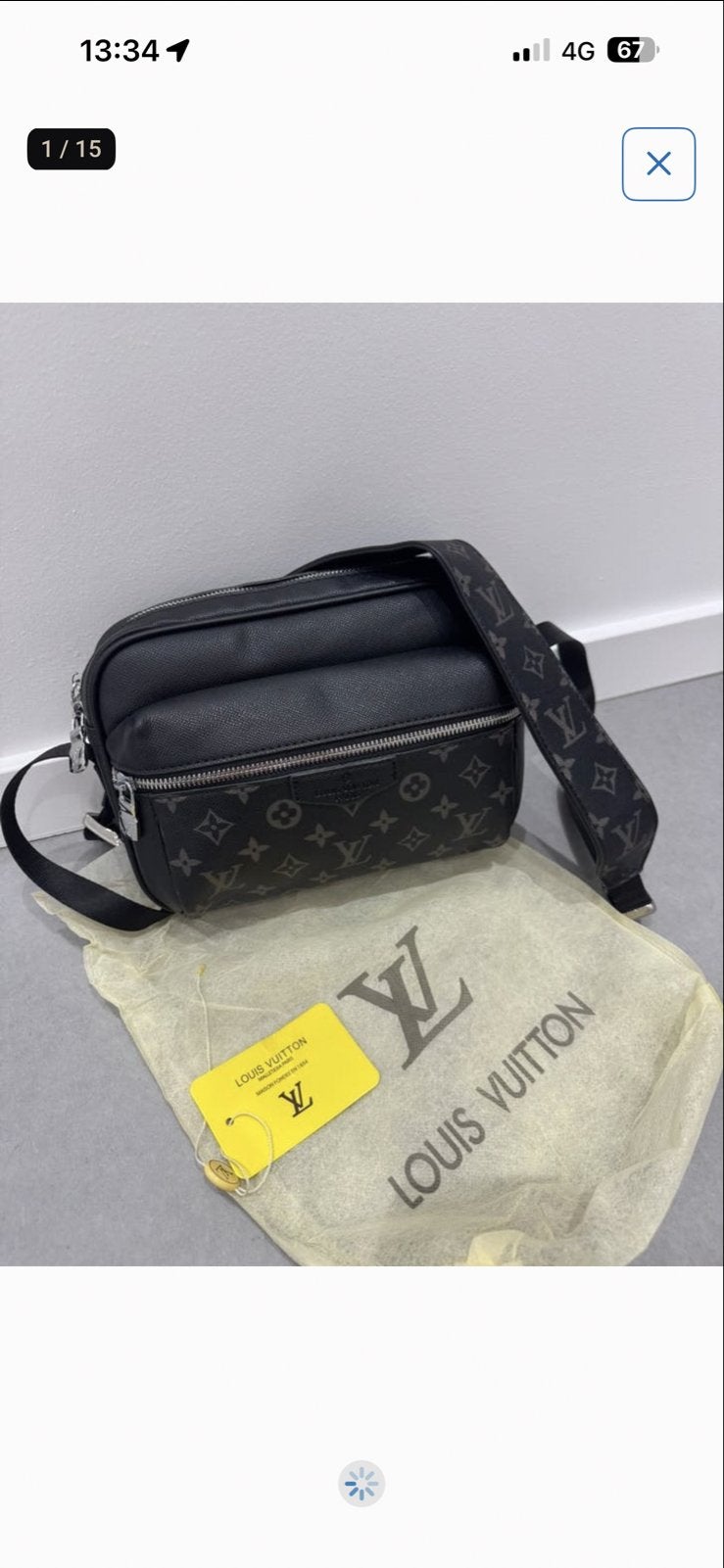 Louis Vuitton Monogram Schoudertas Zwart, Overige merken, Zwart, Ophalen of Verzenden, Zo goed als nieuw