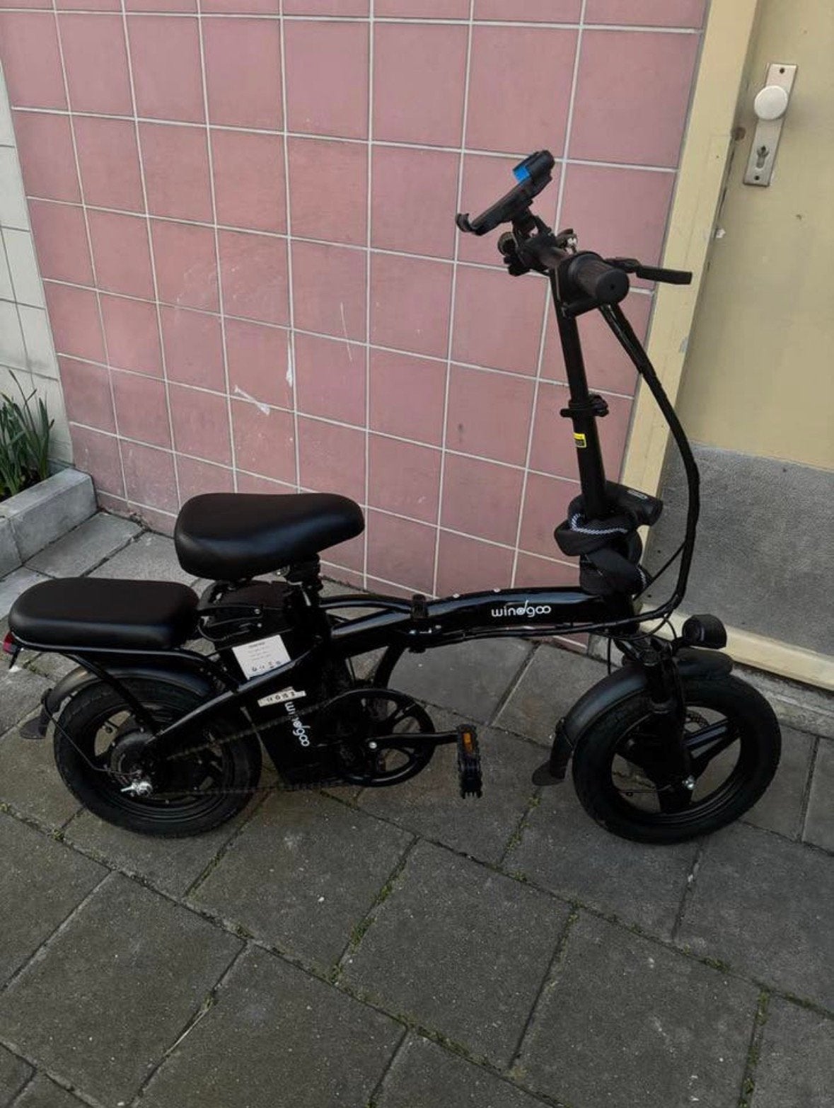 Zwarte Windgoo b22 e-bike, Overige merken, Minder dan 30 km per accu, Gebruikt, Ophalen of Verzenden