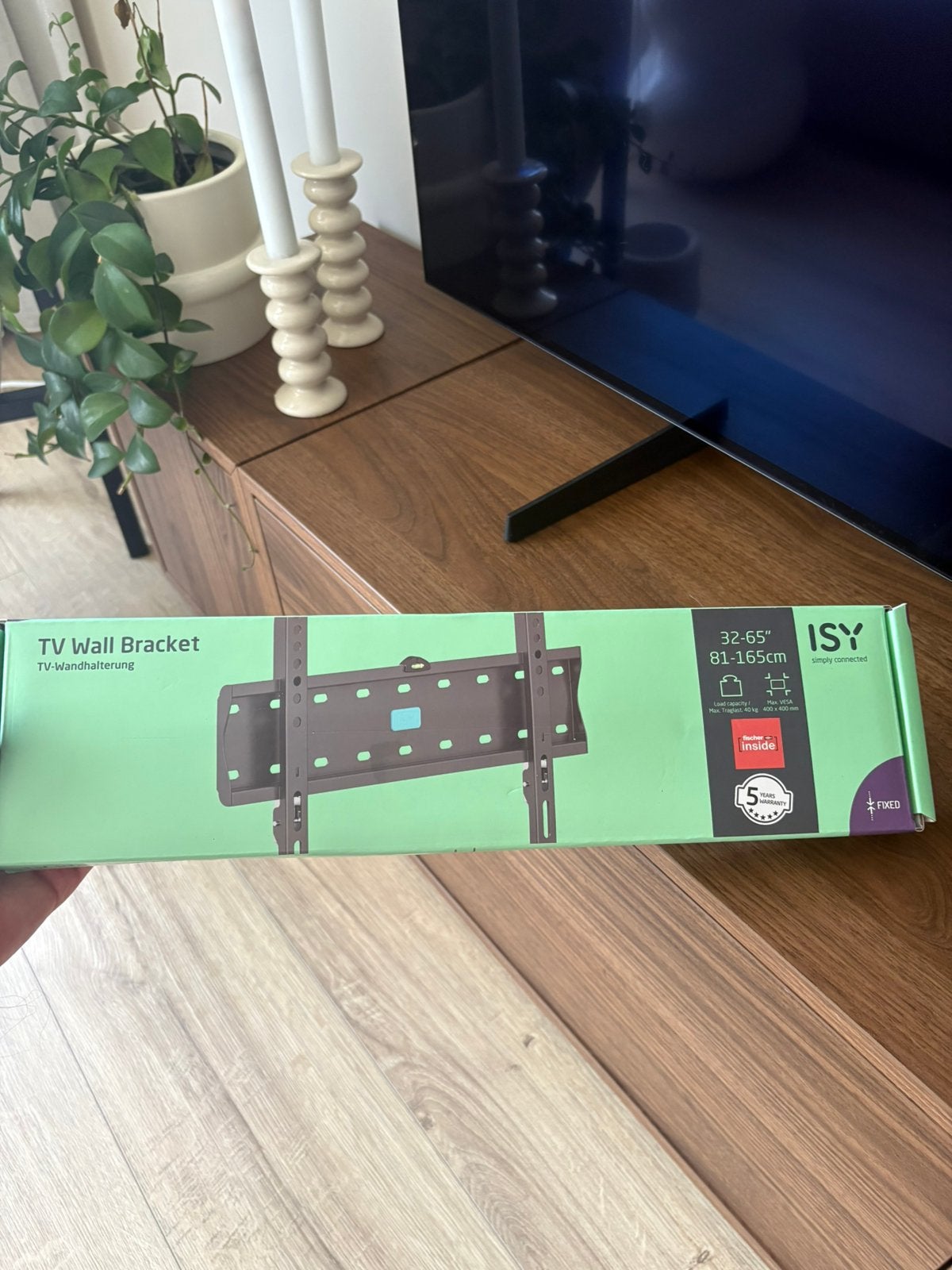 Tv muurbeugel Isy, Audio, Tv en Foto, Ophalen, Zo goed als nieuw