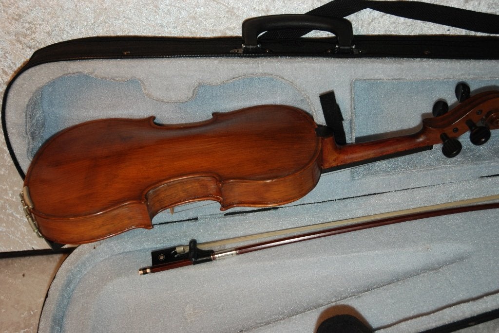 Viool 3/4 met koffer en strijkstok  <26260974>, Muziek en Instrumenten, Instrumenten | Onderdelen, Gebruikt, ., Drums of Percussie