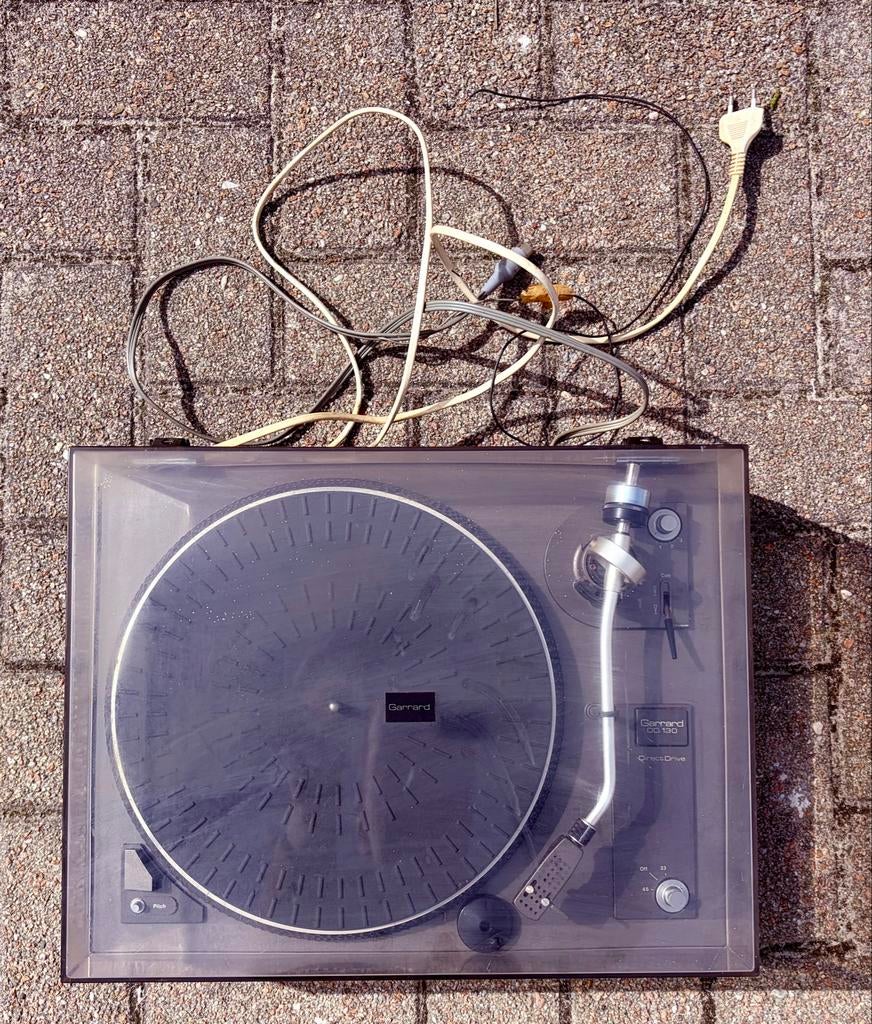 Garrard DD130 Direct Drive Platenspeler met Pitch Control, Gebruikt, Pitch-regelaar, Platenspeler, Ophalen