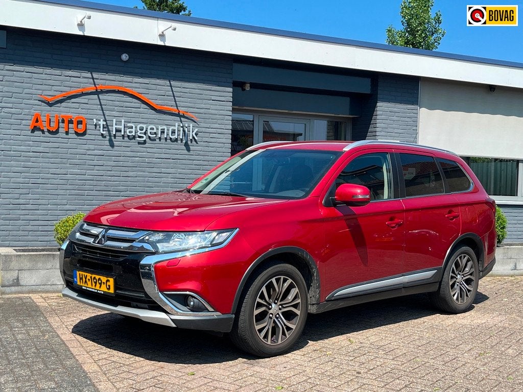 Mitsubishi Outlander 2.0 AUT 150pk 7pers trekh lmv NAP NL-au, Auto's, Mitsubishi, Bedrijf, Te koop, Outlander, ABS, Achteruitrijcamera