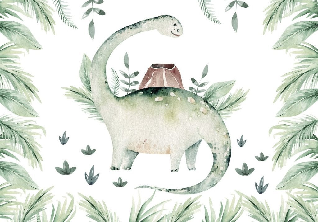 Dinosaurus behang kinderkamer | vlies-vinyl | Muurdeco4kids, Verzenden, Nieuw