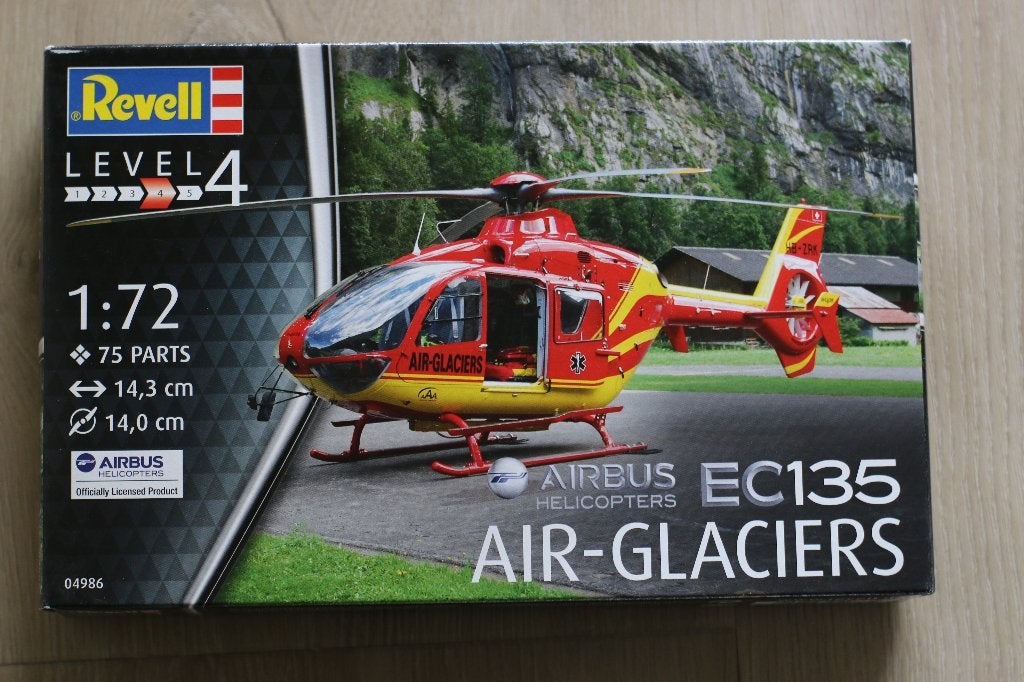 Eurocopter EC135 Air Glacier Revell 1/72, 1:72 tot 1:144, Nieuw, Ophalen of Verzenden, Revell