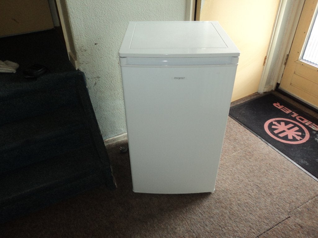 exquisit tafelmodel koelkast, Witgoed en Apparatuur, Ophalen, Zo goed als nieuw, Met vriesvak, 75 tot 100 liter