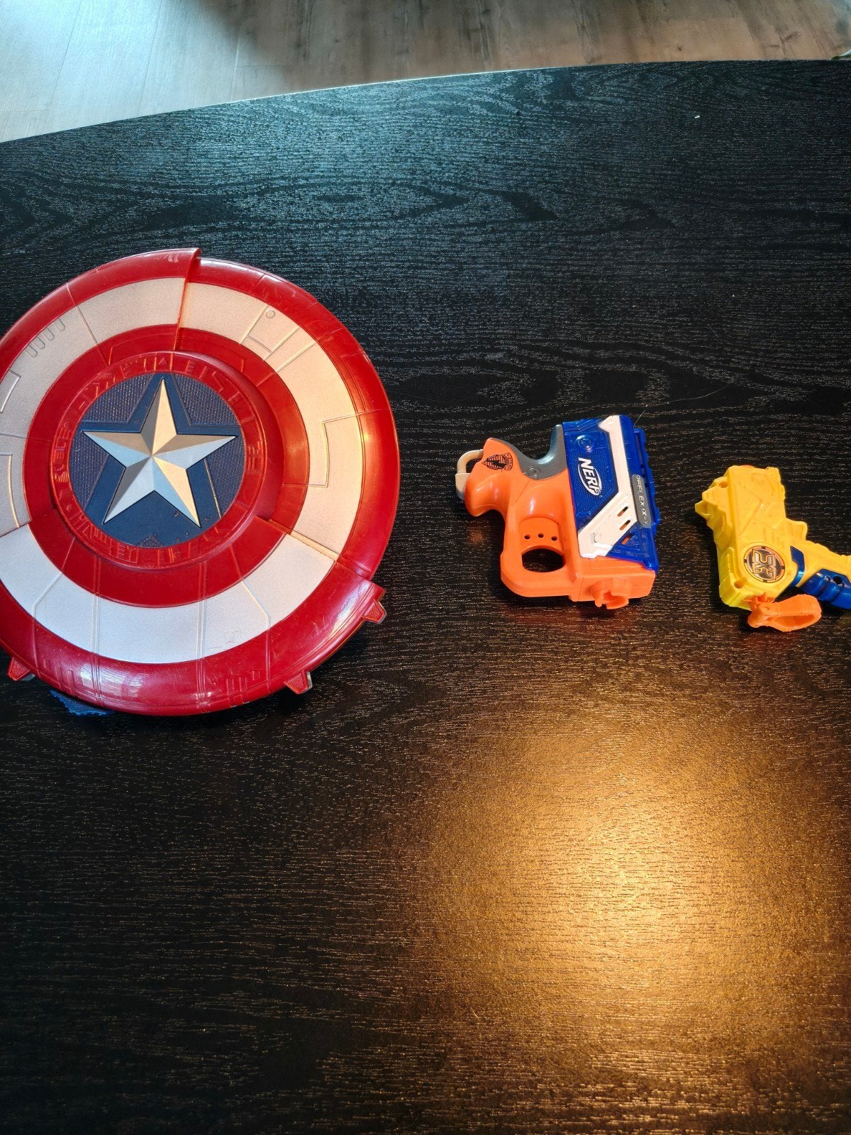 nerf Marvel Avengers captain America+ nerf ix-1 + zuru x-sh, Verzenden, Gebruikt
