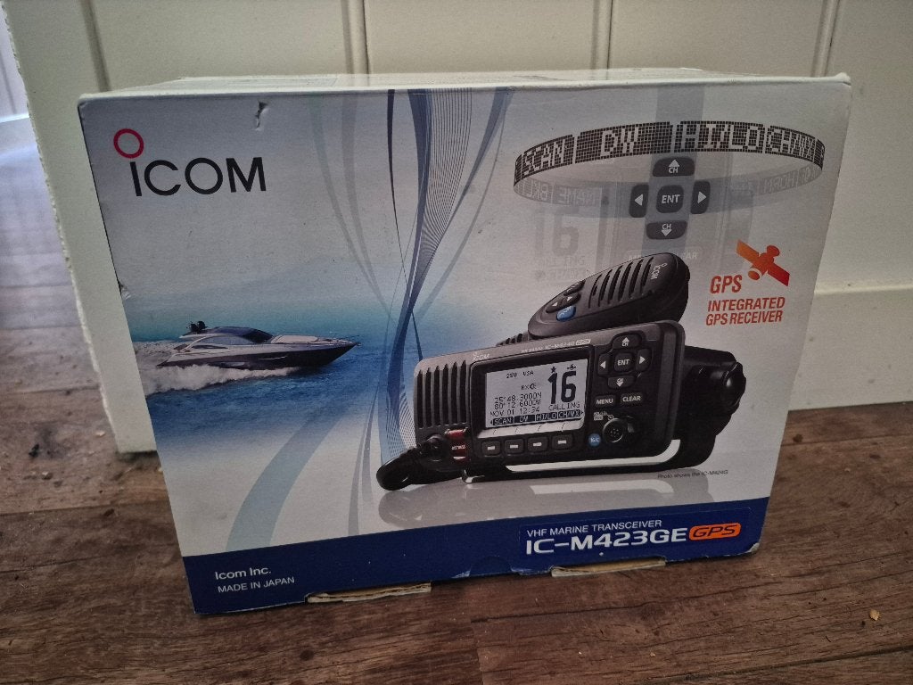 Icom IC-M423GE GPS Marifoon en Shipmate RS 5700 GPS, Watersport en Boten, Ophalen, Zo goed als nieuw, Communicatie