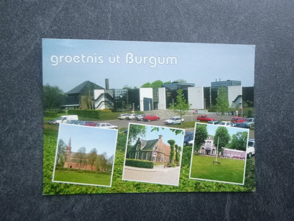 Burgum, groeten uit, Verzenden, 1980 tot heden, Gelopen, Noord-Brabant
