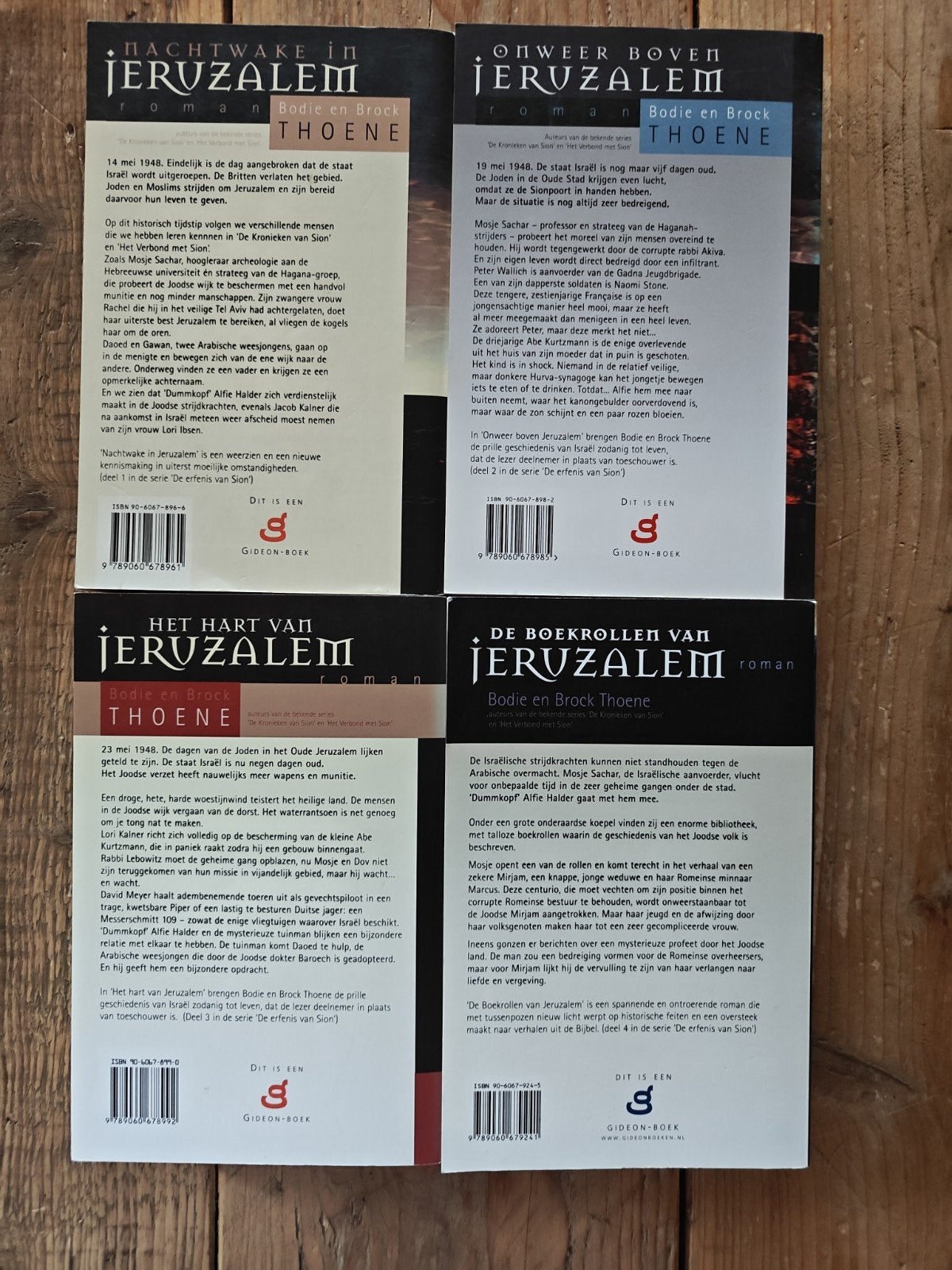 4 Delen van de serie:  De erfenis van Sion., Boeken, Ophalen of Verzenden