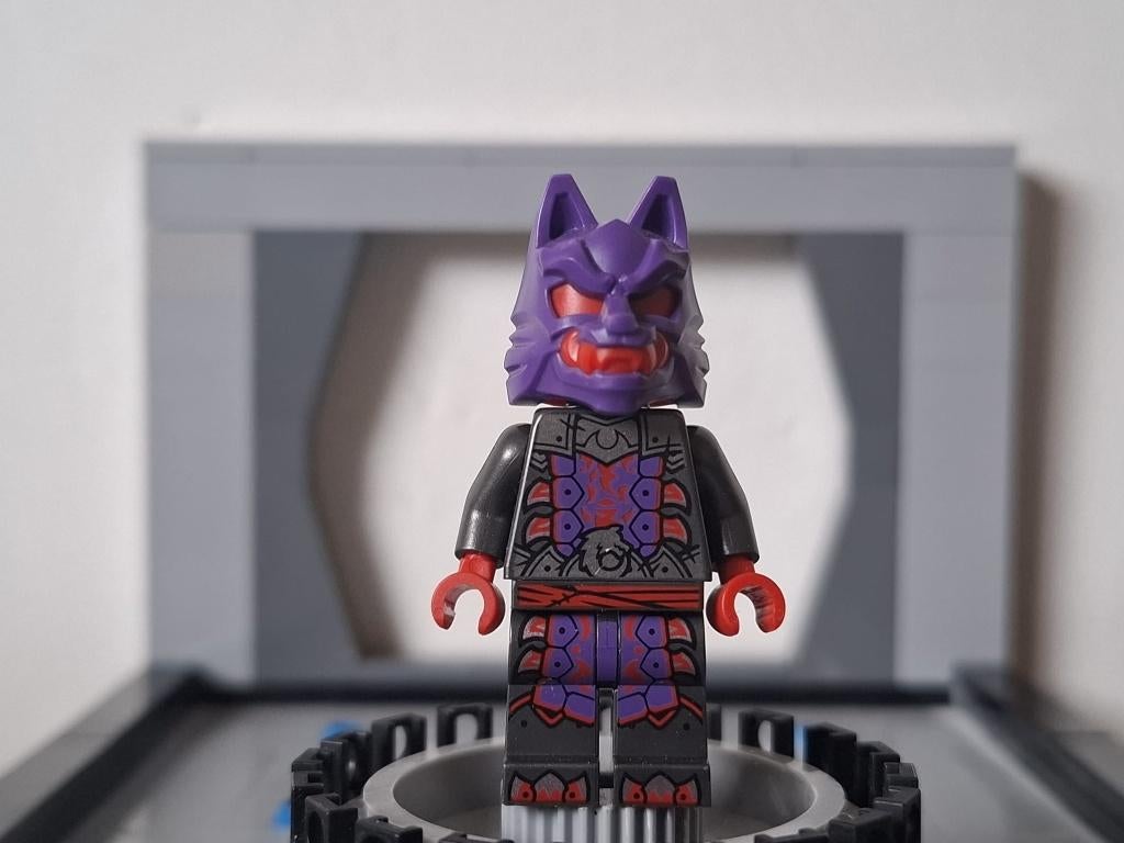 LEGO Ninjago - minifiguur - njo0895 - Wolf Mask Warrior, Lego, Ophalen of Verzenden, Zo goed als nieuw, Minifiguur