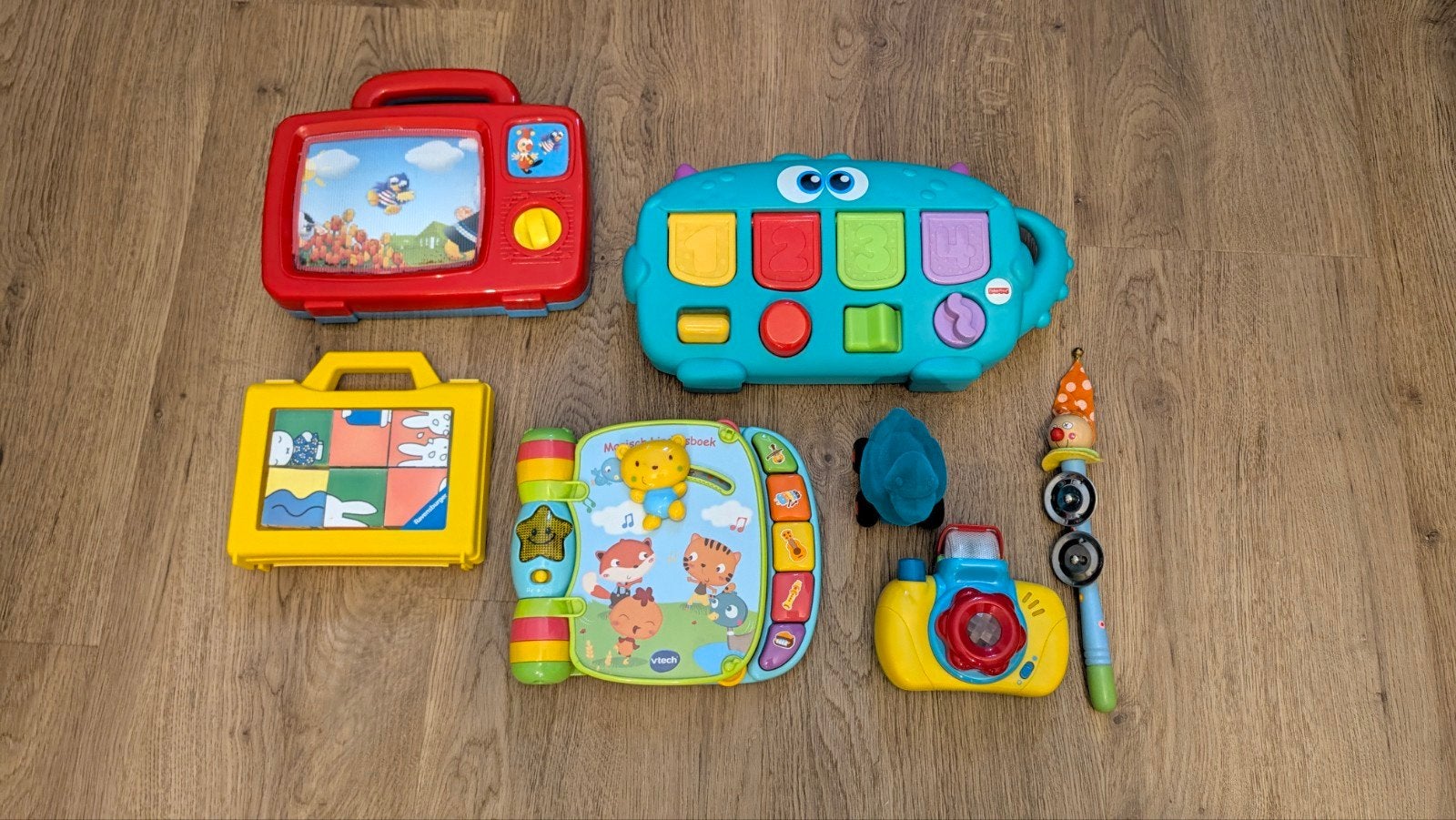 Diverse baby- en peuterspeelgoed, Ophalen of Verzenden, Gebruikt, Overige typen, Met geluid