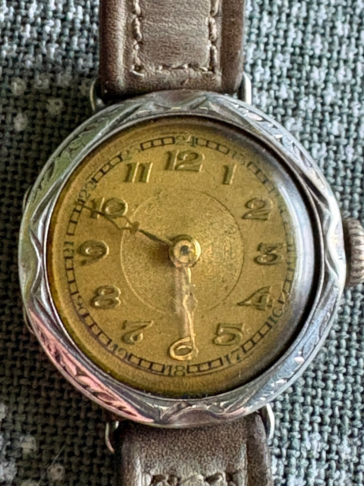 Zilveren antiek dames horloge, Ophalen of Verzenden