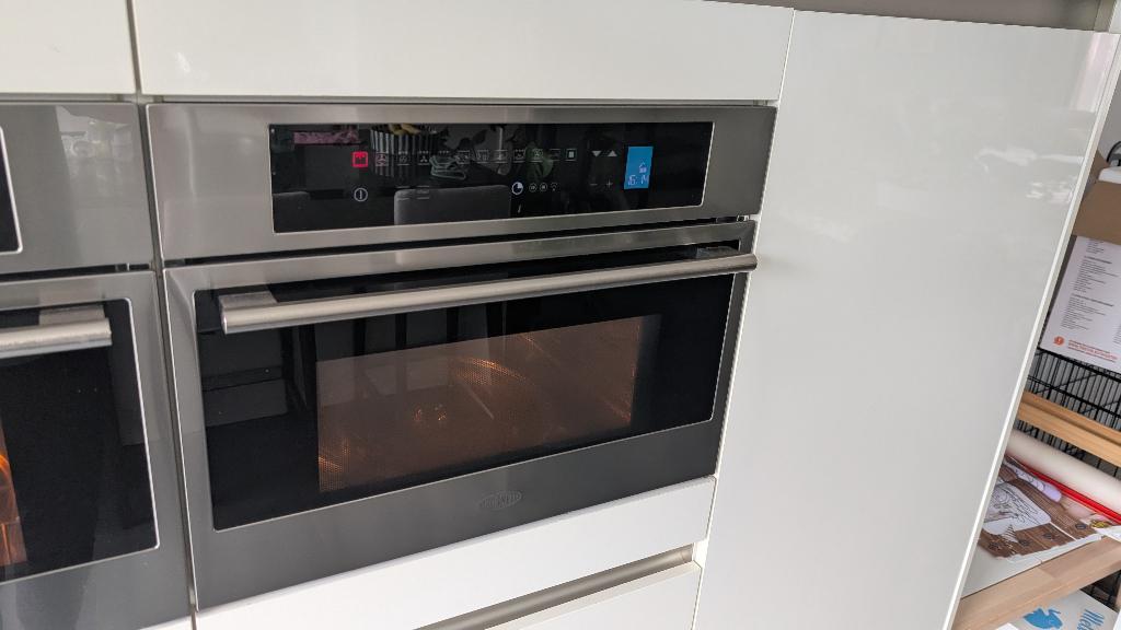 Boretti BPC45IX combi-magnetron 45cm, Witgoed en Apparatuur, Magnetrons, Ophalen, Combimagnetron, 60 cm of meer, Grill